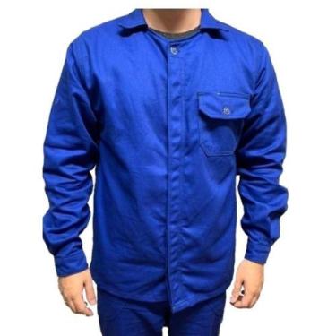 Imagem de Jaleco Uniforme Azul Ag Medeiros Ja03 Azul M