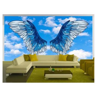 Imagem de Papel De Parede 3D Arte Asas Selfie Insta Cores 3,5M Tra335 - Você Dec