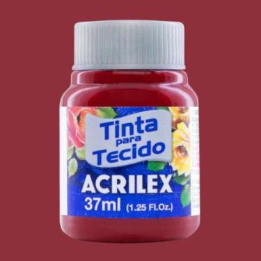 Imagem de Tinta para Tecido Fosca 37ml Acrilex - Cores Quentes - 04140, PURPURA 