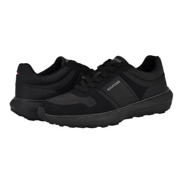 Imagem de Tommy Hilfiger Tênis masculino Edman, Preto/Preto 001, 42