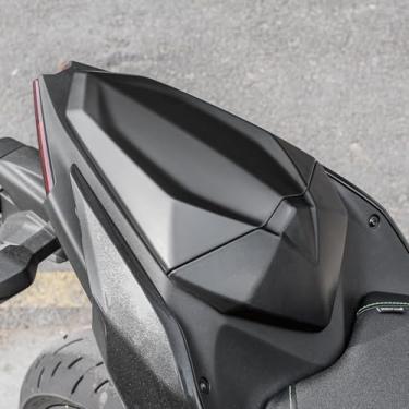 Imagem de Capa de proteção para assento traseiro de motocicleta compatível com Ninja 500 Z500 2024 2025 Carenagem de assento solo de passageiro traseiro, preto fosco