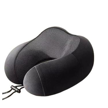 Imagem de Almofada De Viagem Para O PescoçO, Almofada ConfortáVel Para O PescoçO(Cinza Escuro)