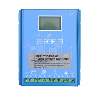 Imagem de aqxreight Controlador Híbrido Solar Eólico MPPT PWM Carregando 800W 600W PV Regulador Híbrido Solar Com Resistor de Descarga 12V 24V Adequado 24V e Painéis Identificam Carga Este