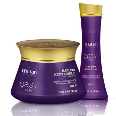 Imagem de Kit Mutari Multi Cereais Shampoo 240ml Máscara 300g Cuidados Especific