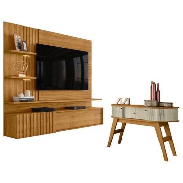 Imagem de Estante Home Theater Suspenso Atena Com Aparador Estoril