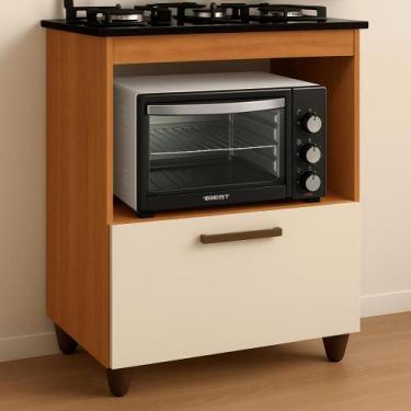 Imagem de Kit Balcão para Cooktop 5 Bocas Kaiki + Forno Elétrico 48L Best - Kaik