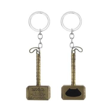 Imagem de Chaveiro De Metal Martelo De Thor, Acessório De Filme, Porta-Chaves, O