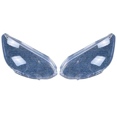 Imagem de Compatível com VW UP 2009-2016 Tampa da lente do farol dianteiro do carro Lâmpada de vidro do farol dianteiro Abajur transparente Capa do farol(A Pair)