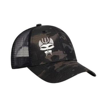 Imagem de Boné De Beisebol Camuflado Unissex Com Bordado De Lobo, Ajustável, Pro