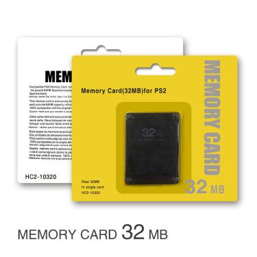 Imagem de 1 Unidade Do Cartão Memory Card 32Mb Sony Playstation Ps2 Memoria Gamer