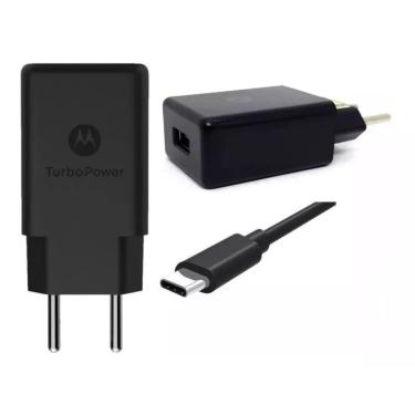 Imagem de Carregador Turbo Motorola Moto Tipo C G6 G7 G8 e Plus