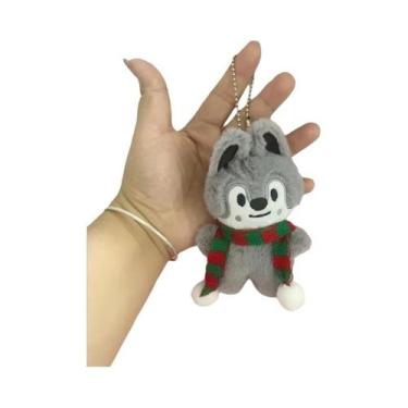 Imagem de Chaveiro De Pelúcia Fofo De Desenho Animado SKZOO Com Cachecol, Brinqu