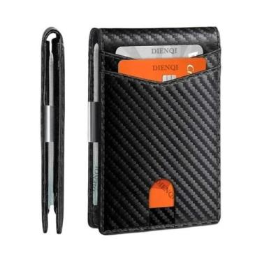 Imagem de Carteira Masculina Slim Com Bloqueio RFID Para Cartões De Crédito, Bol
