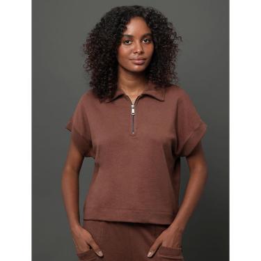 Imagem de Blusa Feminina Malha Idaho Calvin Klein Jeans - Marinho-Feminino