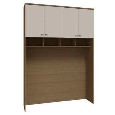 Imagem de Guarda Roupa Modulado Ponte 173cm 04 Portas 245cm Alt Setiba - Móveis 