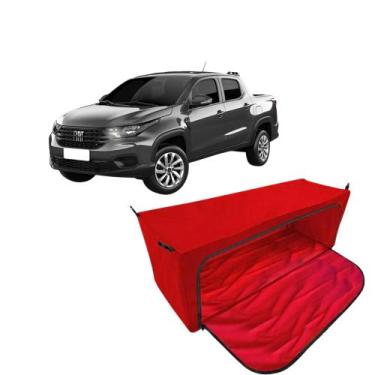 Imagem de Bolsa Vermelha Para Caçamba Pick Up Saveiro Robust Trend Extreme 1982 