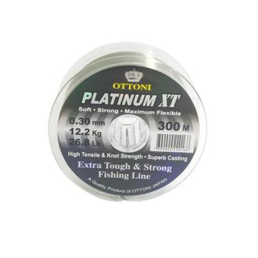 Imagem de Linha De Pesca Monofilamento Platinum XT 0,30mm 300m Flexível Forte Ba