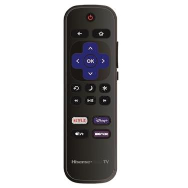 Imagem de Controle remoto de substituição OEM para Hisense Roku TV - compatível com Smart 4K Ultra HDTV (Netflix/Disney+/Apple TV+/HBO Max) - Nova versão