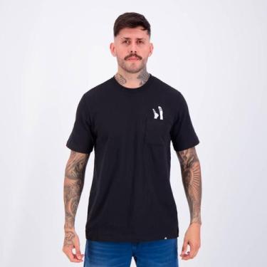 Imagem de Camiseta Adidas Grafica Lounge Slides Preta, G