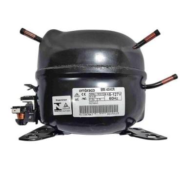 Imagem de Compressor Embraco 1/8 127v R134 Emi45her, 110V