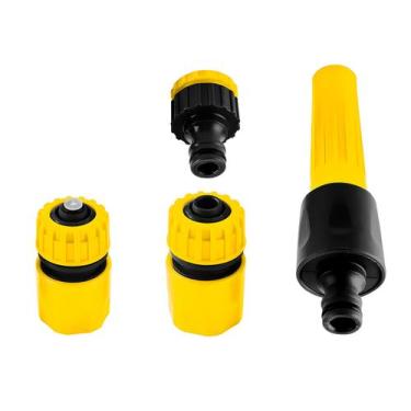 Imagem de Conjunto Esguicho Kit Bico Engate Rápido 4 Peças Oz