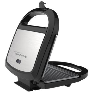 Imagem de Sanduicheira Grill Elétrica Inox Cadence 110v Misteira Antiaderente, 1