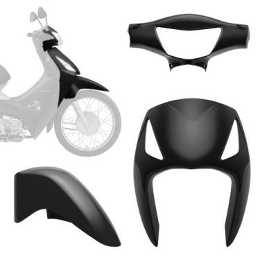 Imagem de Kit Carenagem 3 Peças Pro Tork Moto Honda Biz 125 2006 a 2010 Substitu