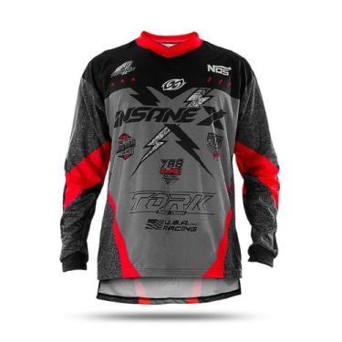 Imagem de Camisa Infantil Motocross Trilha Enduro Pro Tork Insane x Criança Off 