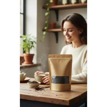 Imagem de Saco Kraft Visor 9x14cm - 50un - Exponha e Proteja! - Congratulations 