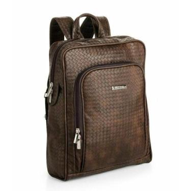 Imagem de Mochila Para Notebook 15.6" Gretta Em Tressê Feminina - Viccina, Marro
