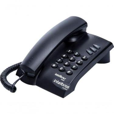 Imagem de Telefone Com Fio Pleno Intelbras Preto Bivolt
