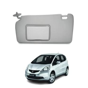 Imagem de Quebra sol com espelho honda fit 03-08 ld esquerdo - NEWTEC