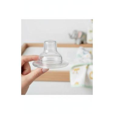 Imagem de Bico Silicone 4m+ Copos Transição Mamadeiras Antivazamento - Congratul