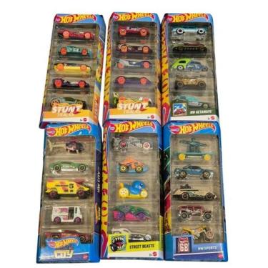 Imagem de PACK 5 Carrinhos Hot Wheels Temáticos Sortido 1:64 1MAGNUS