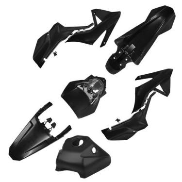 Imagem de Kit Carenagem C/ Farol Amx Adventure Xr 250 Tornado, Preto
