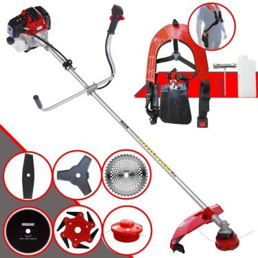 Imagem de Roçadeira Lateral à Gasolina 6 em 1 RT43-L 43cc 1,7HP 2T com Lâminas de Corte Profissional Toyama