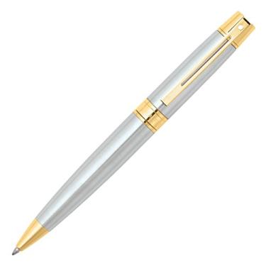 Imagem de Sheaffer Esferográfica com acabamento dourado 300, cromado escovado (E2932751)