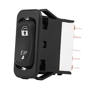 Imagem de Interruptor de janela Freightliner Columbia - Interruptor de janela principal A06-30769-008, botão de controle de elevador de espelho de janela principal Akozon Car Power para Freightliner Columbia 2001-2011