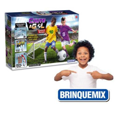 Golzinho Brinquedo Futebol Infantil Jogo Bola Rede 2 Traves - brinquemix -  Esportes Infantil - Magazine Luiza