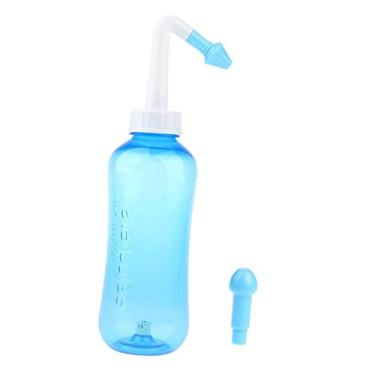 Imagem de Homyl Acessório manual durável vaso sanitário lavagem de panela nasal criança adulto plástico 500 ml garrafa transparente