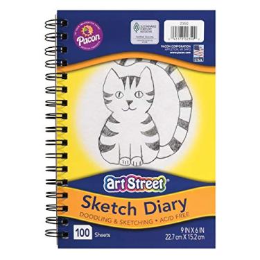 Imagem de Art Street Sketch Book, Lightweight, 9" x 6", 100 Sheets