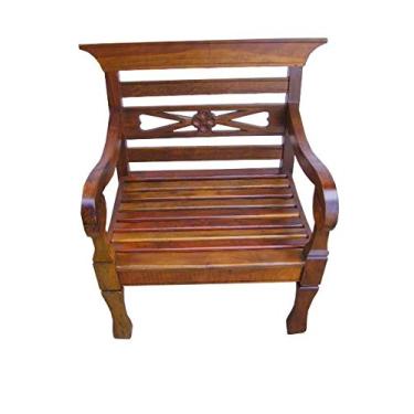 Imagem de Poltrona Rústica Faisão em Madeira de Demolição - Cód 1484