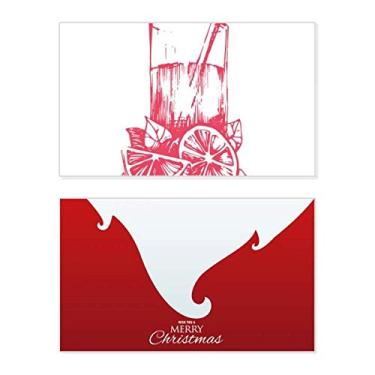 Imagem de Juice, Limão, Aquarela, Ilustração, Padrão, Feriado, Feliz Natal, Cartão de Parabéns, Mensagem de Letras de Natal