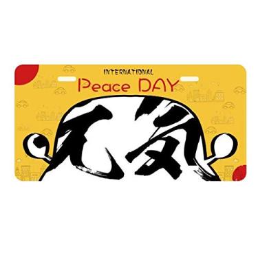 Imagem de DIYthinker Healthy High Sprite em placa japonesa para decoração de carro, dia da paz