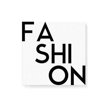 Imagem de Arte Maníacos Quadro Decorativo em Tela Canvas Fashion Branco - 50x50cm