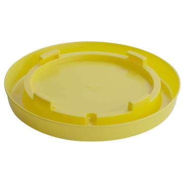 Imagem de Little Giant Base de água de plástico resistente para recipiente (1 galão) (1 galão) base de água para recipiente (amarelo) (Item nº 780YELLOW)