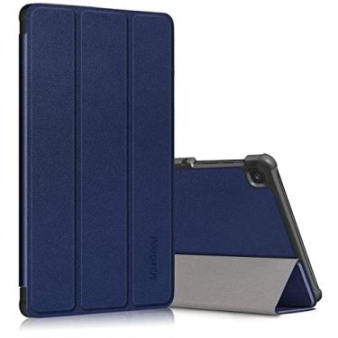 Imagem de Maxgood Capa Smart Case Compatível Samsung Galaxy Tab A7 Lite 8.7'' SM-T225 T225 AZUL, Leve, PU de qualidade,Anti-impressões digitais,Resistente a arranhões