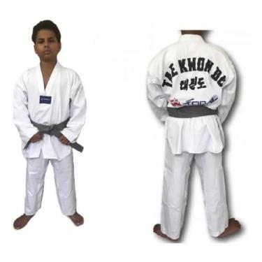 Imagem de Kimono Taekwondo Jr Branco - Torah