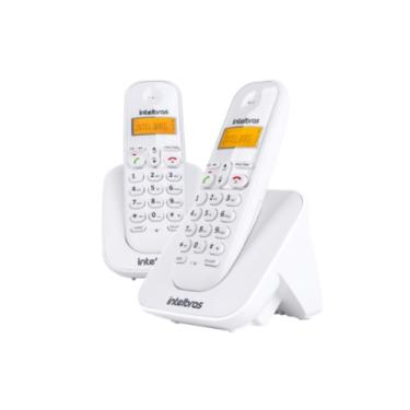 Imagem de Telefone sem fio TS3112 com ramal adicional branco, Modelo 4123002, intelbras intelbras