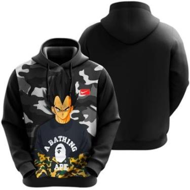 Imagem de Blusa Moletom Sublimação Blusão Full Print com Capuz Anime Novidade-Unissex